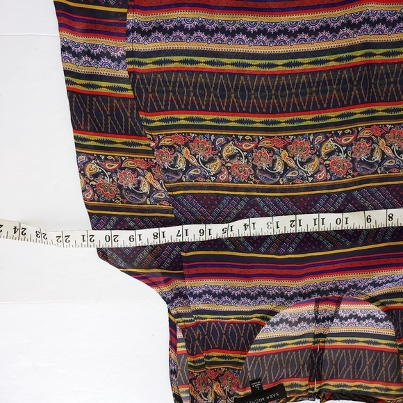 Sara Michelle Layered Look Blouse L - Picture 3 of 7